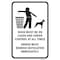 Signmission Safety Sign, 12 in Height, Aluminum, 18 in Length, 25247 A-1218-25247 - alternate 1